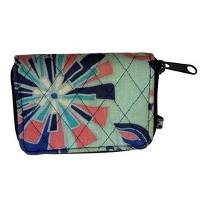 Source Unknown Multicolor Quilted Wallet EUC